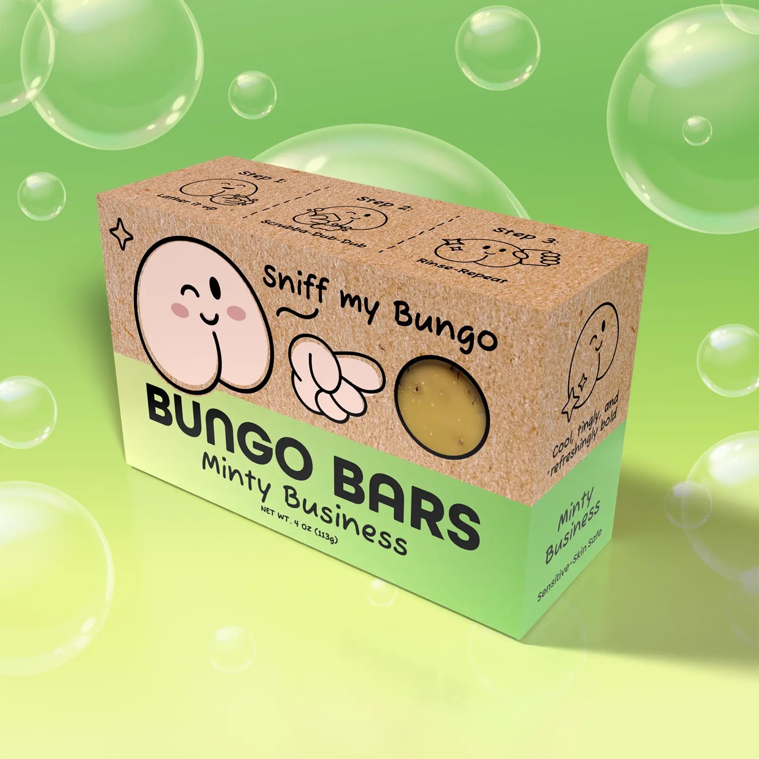 Minty Business 4oz Cold Pressed Soap Bar